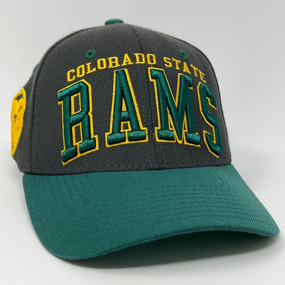 Colorado State Rams The Z Hat Baseball Cap CSU Zephyr Wool Blend Snapback Gray
